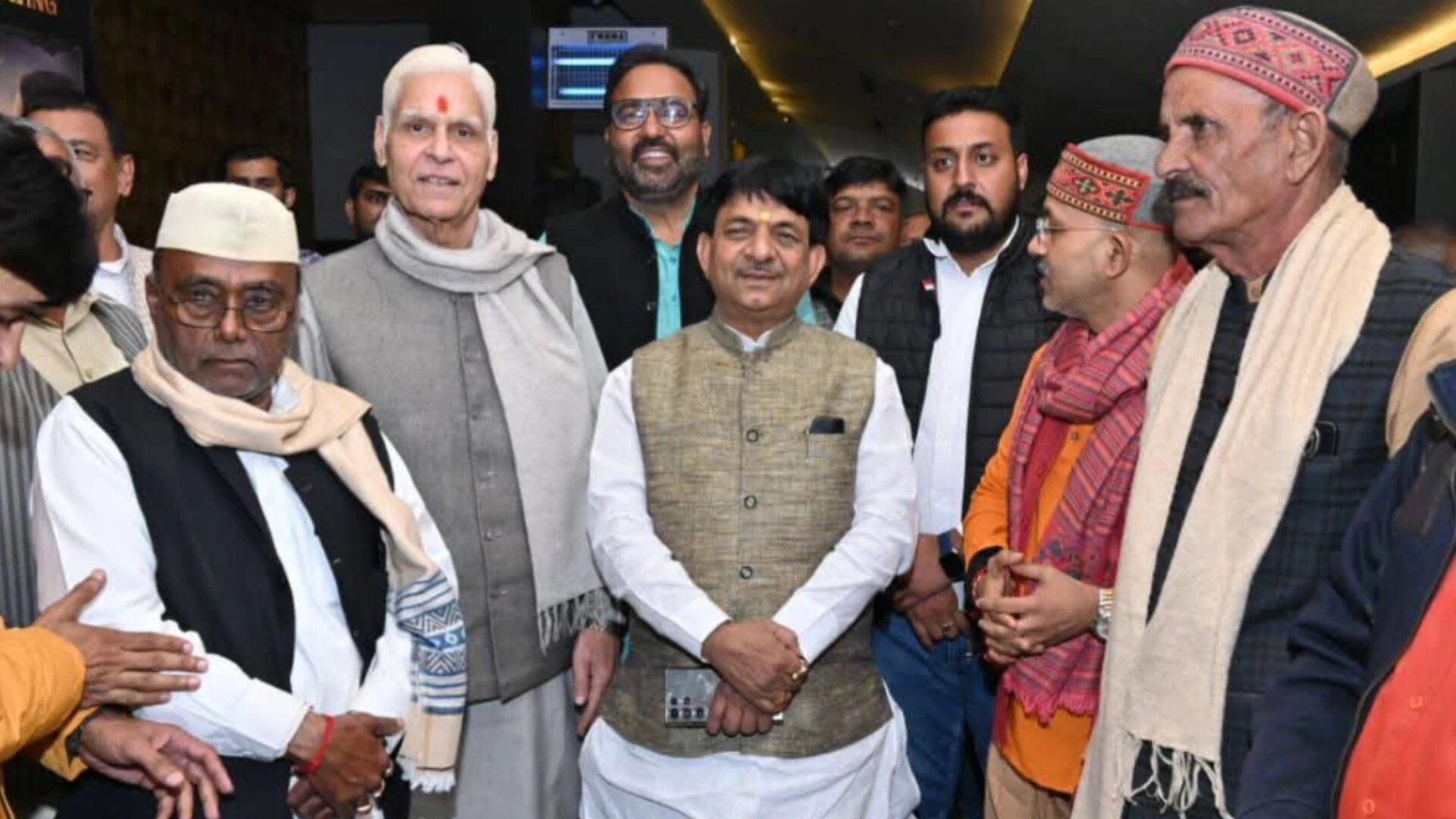 मुजफ्फरनगर: ‘अजय’ फिल्म की स्पेशल स्क्रीनिंग में जुटे जनप्रतिनिधि और समाजसेवी