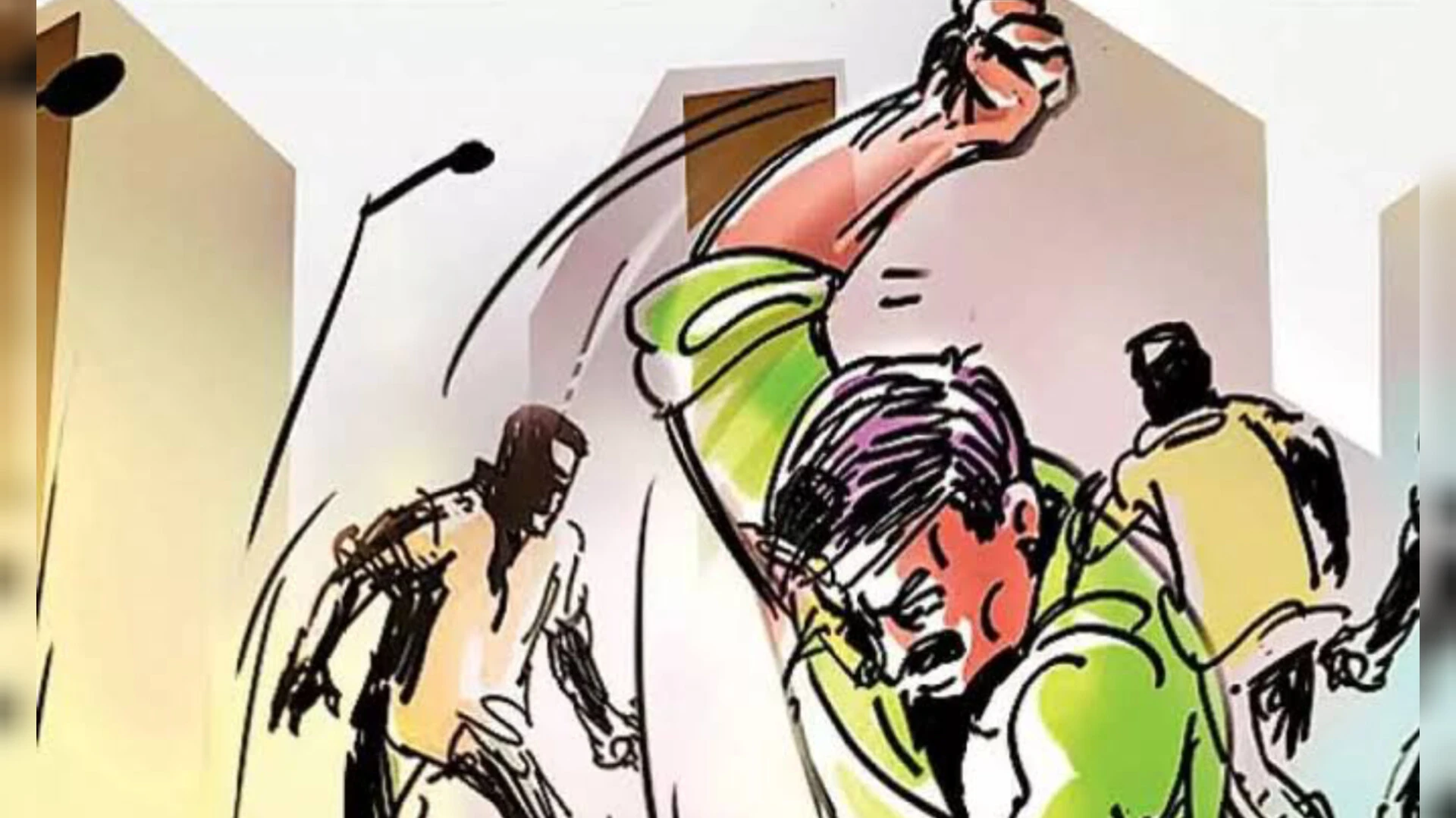 स्कूल में घूसकर युवक ने शिक्षकों-छात्राओं को जमकर पीटा