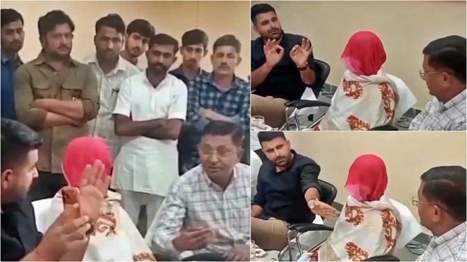 रिपोर्ट न देने पर भड़के विधायक भाटी, पंचायत बैठक में बहस, पीएम की योजना का हवाला