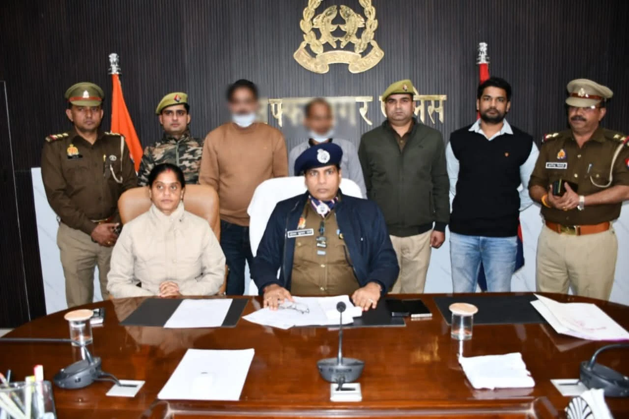 मुजफ्फरनगर: कंबोडिया गिरोह से जुड़े दो साइबर ठग गिरफ्तार