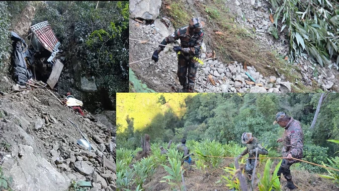 अरुणाचल हादसा: 22 मजदूरों को ले जा रहा ट्रक खाई में गिरा; 18 शव बरामद