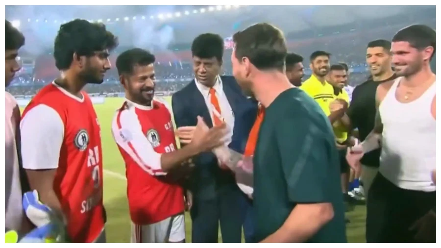 हैदराबाद में मेसी का जलवा, प्रदर्शनी मैच में उमड़ा जनसैलाब