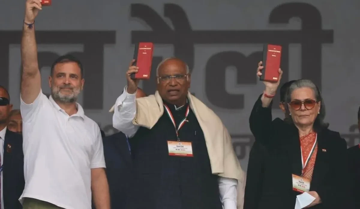 वोट चोरी रैली में पीएम मोदी के खिलाफ नारों पर विवाद, भाजपा ने कांग्रेस पर बोला हमला