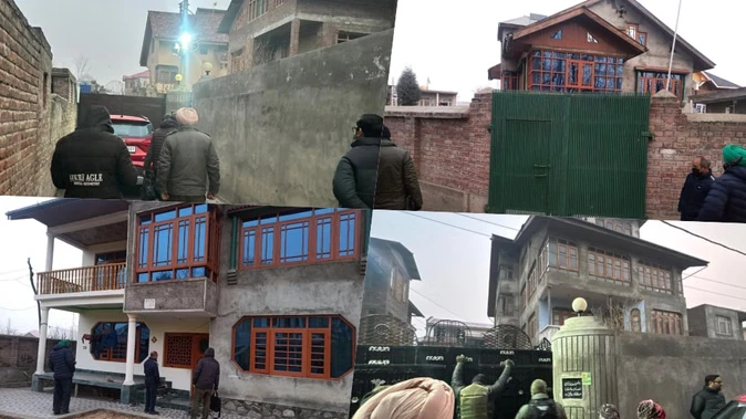 आतंकवाद पर शिकंजा, CIK ने कश्मीर घाटी में दर्जनों ठिकानों पर की छापेमारी