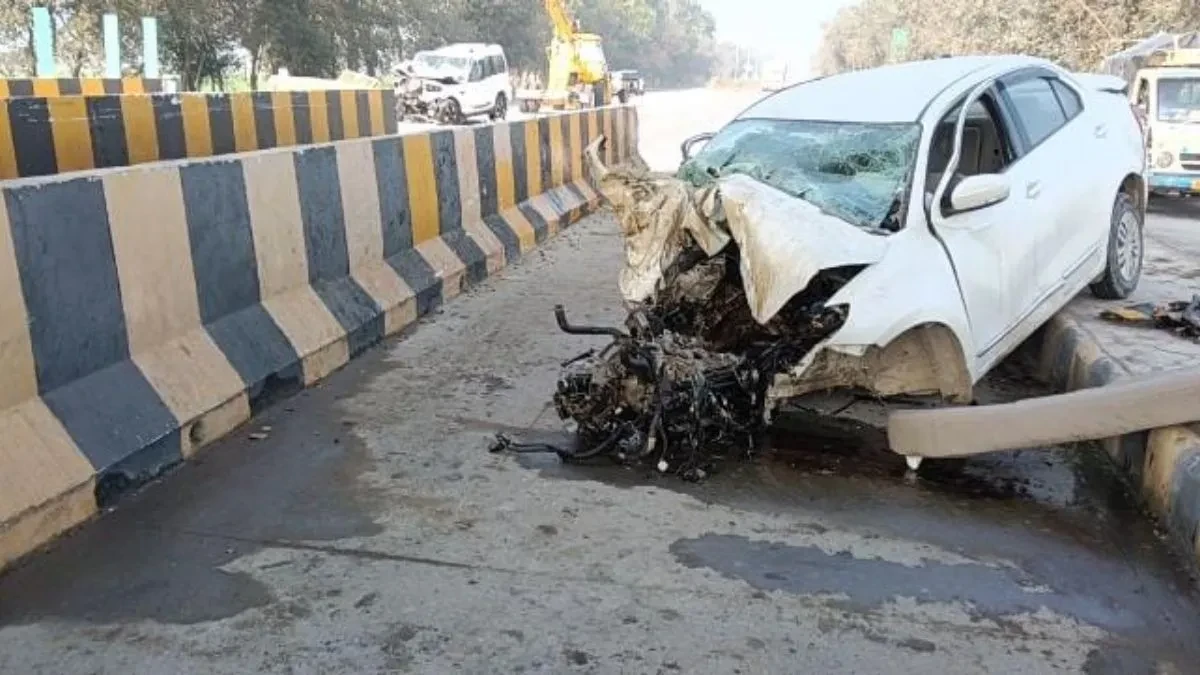 बरनाला टोल प्लाजा पर कोहरे में हादसा, बीएसएफ जवान समेत तीन की मौत