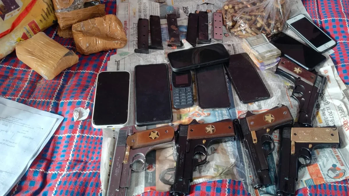 नालंदा में हथियार तस्करी गिरोह का पर्दाफाश, पांच आरोपी गिरफ्तार