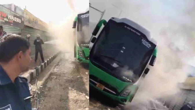 देहरादून: बस में आग लगी, 40 छात्रों का सुरक्षित रेस्क्यू; दमकल और पुलिस ने बचाई जान