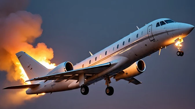 नॉर्थ कैरोलिना में विमान हादसा, लैंडिंग के दौरान बिजनेस जेट क्रैश