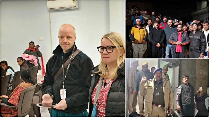 सीमावर्ती श्रीकरणपुर में अवैध चर्च का खुलासा, जर्मन दंपति समेत 6 हिरासत में