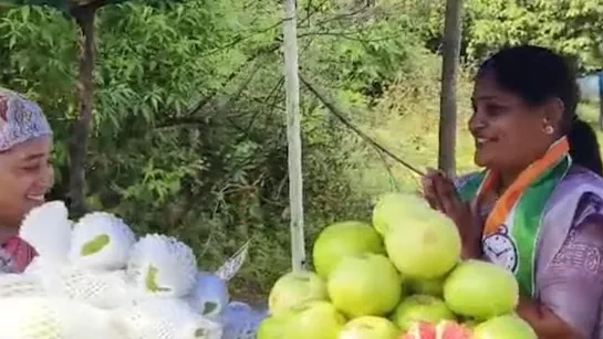 फल बेचने वाली महिला बनीं लोनावला की पार्षद, जीत के बाद स्टॉल लगाने पहुंचीं