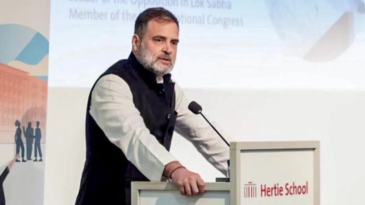 राहुल गांधी के बर्लिन बयान पर बीजेपी का वार, कहा- कांग्रेस को भारत की सफलता से चिढ़