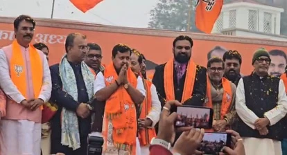 पटना में भव्य स्वागत के बीच नितिन नवीन का विपक्ष पर हमला, राहुल गांधी पर साधा निशाना