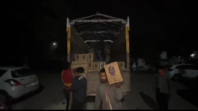 सोनीपत में 1090 पेटी शराब बरामद, चावल की आड़ में तस्करी का खेल फेल