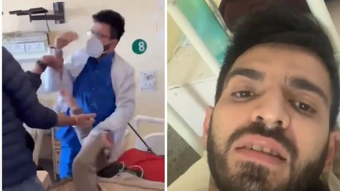 आईजीएमसी में डॉक्टर-पेशेंट विवाद: राघव बोले- मरीज ने किया हमला