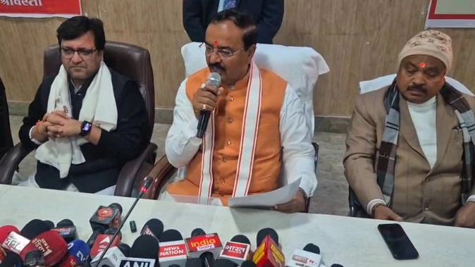 श्रावस्ती दौरे पर डिप्टी सीएम केशव प्रसाद मौर्य ने विपक्ष पर साधा निशाना