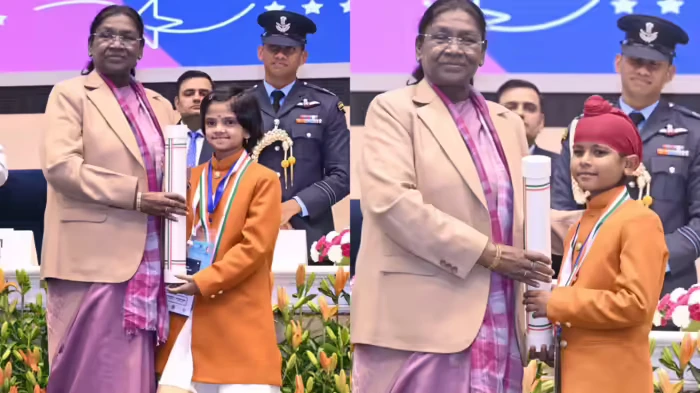 राष्ट्रपति द्रौपदी मुर्मू ने 20 बच्चों को पीएम राष्ट्रीय बाल पुरस्कार से किया सम्मानित