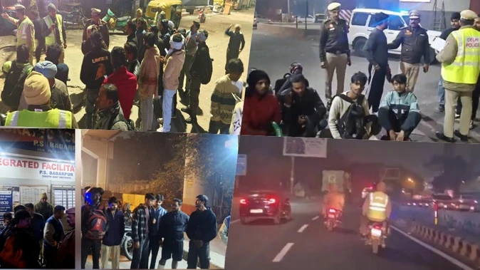 दिल्ली पुलिस का ऑपरेशन आघात 3.0: 285 अपराधी गिरफ्तार, अवैध हथियार और गांजा बरामद