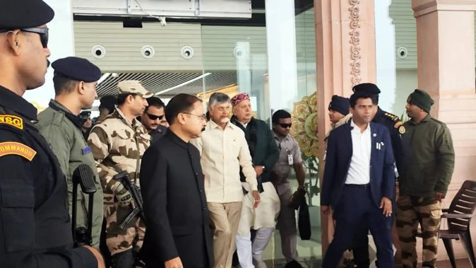 चंद्रबाबू नायडू का अयोध्या दौरा, राम मंदिर में की पूजा-अर्चना