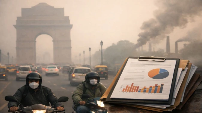 दिल्ली की हवा में 65% प्रदूषण बाहरी, CREA रिपोर्ट में बड़ा खुलासा