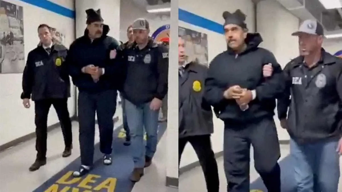 ‘हैप्पी न्यू ईयर…’ हथकड़ी में दिखे मादुरो, अमेरिकी हमले के बाद पहला वीडियो जारी