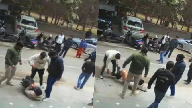 दिल्ली: लक्ष्मी नगर में दबंगों का तांडव, बाप-बेटे से सरेआम मारपीट