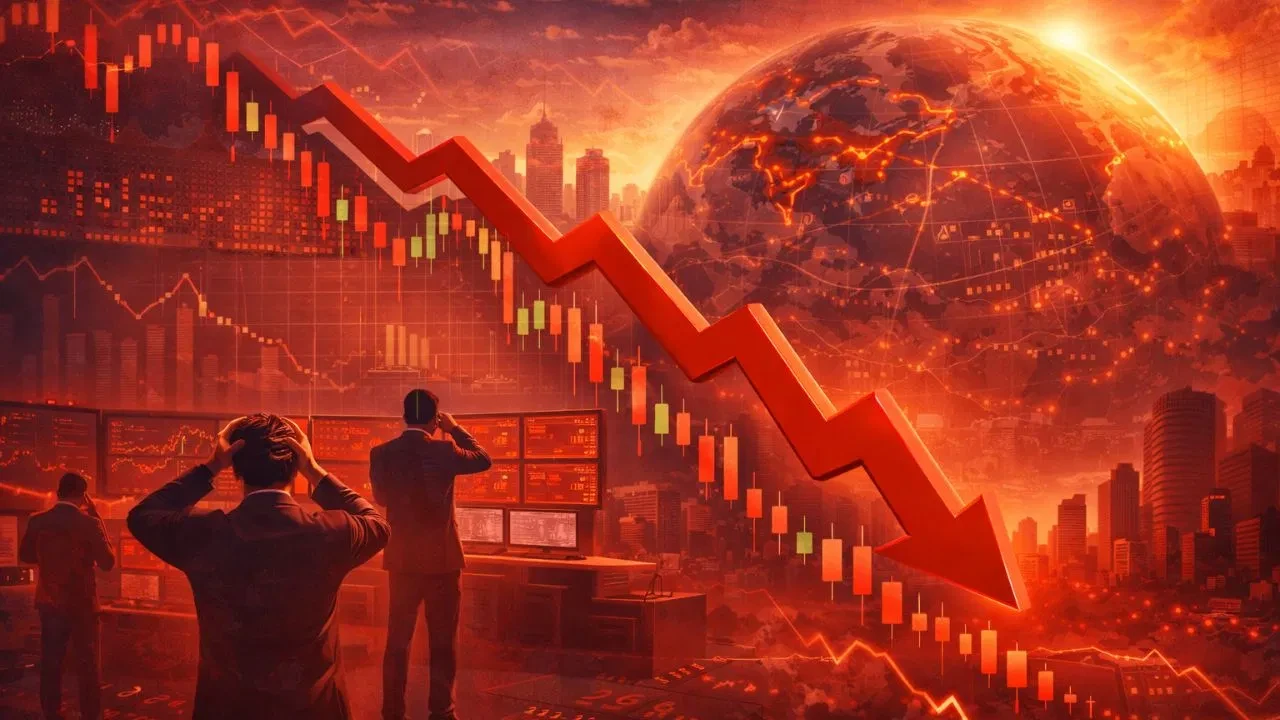 शेयर बाजार में लगातार पांचवें दिन गिरावट, सेंसेक्स दो महीने के निचले स्तर पर