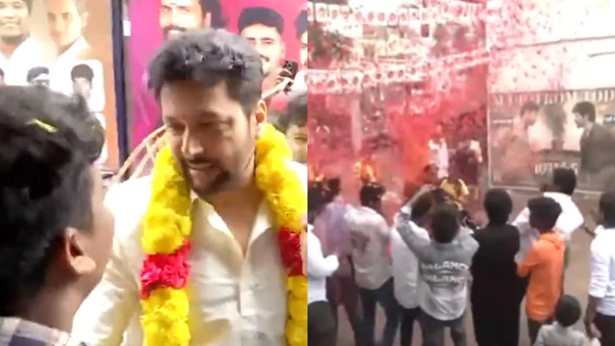 ‘पराशक्ति’ रिलीज: फैंस ने थिएटर के बाहर जश्न मनाया, रवि मोहन से की मुलाकात