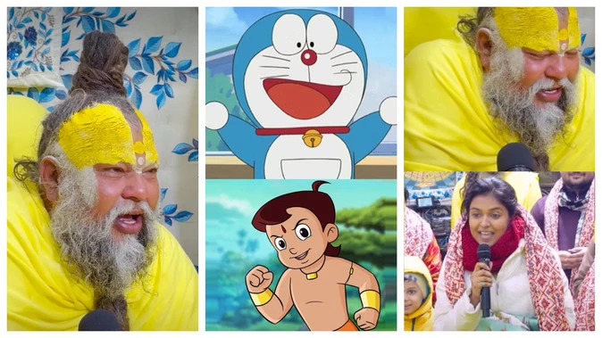 प्रेमानंद महाराज से मिलने पहुंचे छोटा भीम और डोरेमॉन, सोनल कौशल का वीडियो वायरल