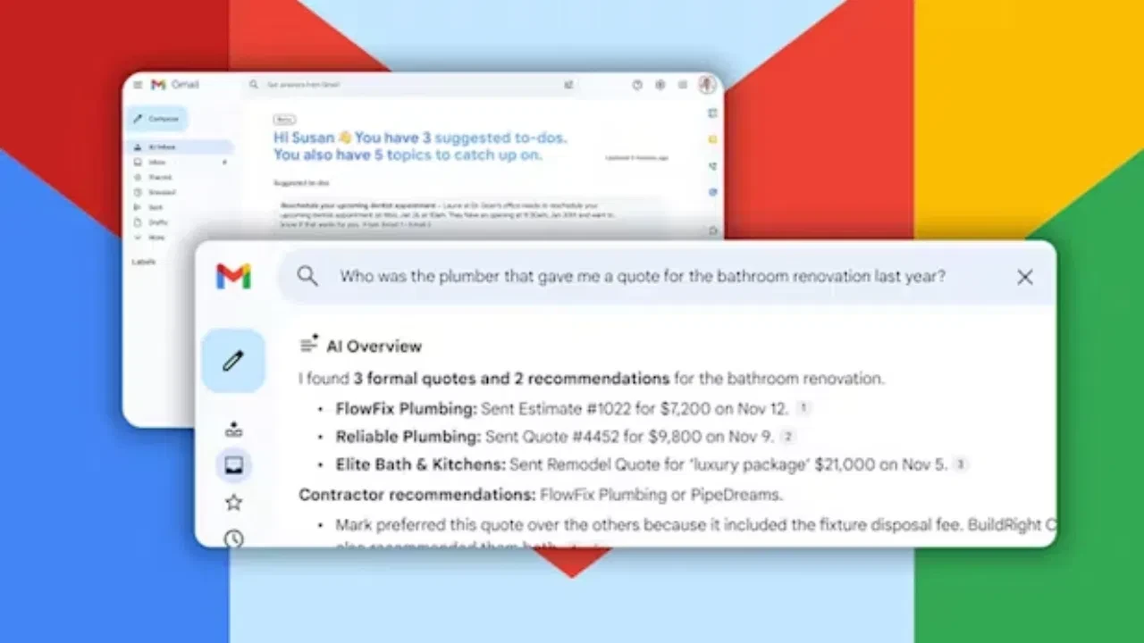 Gmail में AI Inbox: ईमेल अब खुद करेंगे टास्क और रिप्लाई तैयार