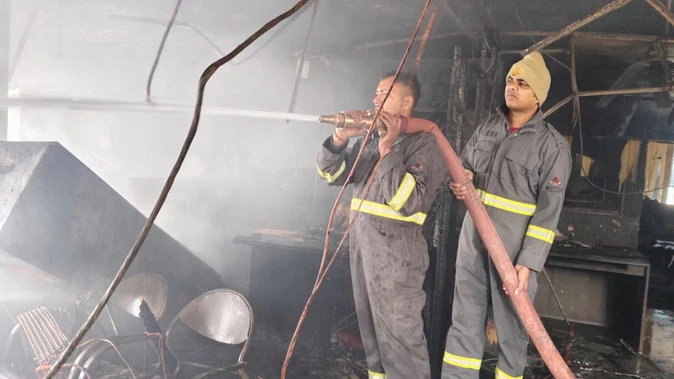 बांदीपोरा में बीएसएफ बैरक में आग, एक जवान की मौत