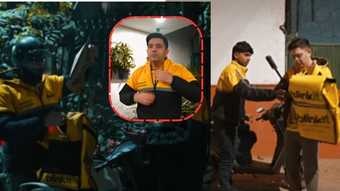 सांसद की अनोखी पहल: राघव चड्ढा बने ब्लिंकिट डिलिवरी बॉय