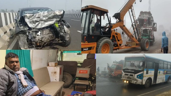 यूपी में कोहरे का कहर, बच्ची समेत 7 की मौत; कई जिलों में सड़क हादसे
