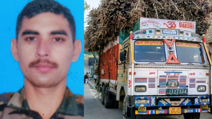मेरठ: ट्रक से टक्कर में सेना के जवान और साथी की मौत