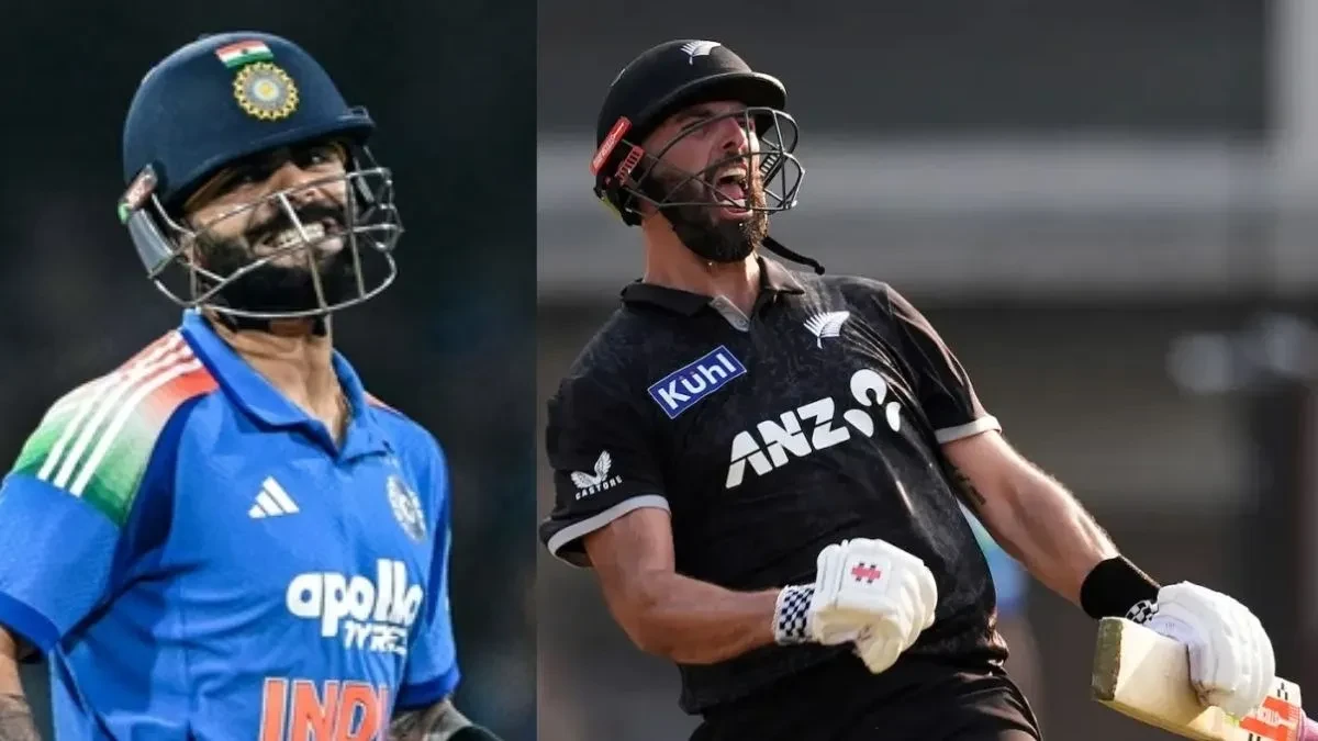 आईसीसी वनडे रैंकिंग में उलटफेर, डैरिल मिचेल बने नंबर-1, विराट कोहली दूसरे स्थान पर