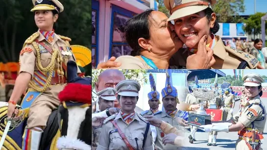 गणतंत्र दिवस 2026: सिमरन बाला ने CRPF पुरुष टुकड़ी का नेतृत्व कर रचा इतिहास