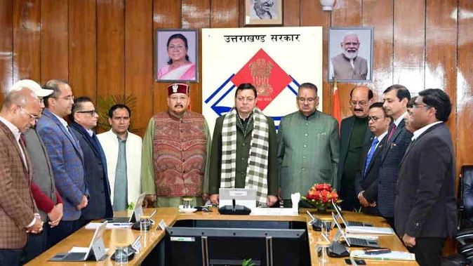 मुख्यमंत्री धामी की अध्यक्षता में हुई कैबिनेट बैठक, अजित पवार को दी श्रद्धांजलि