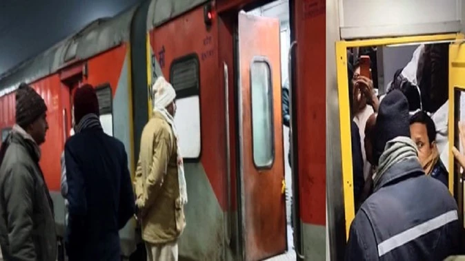 काॅकरोच और गंध से दहला फरक्का एक्सप्रेस का बी-2 कोच, सफाई के बाद रवाना