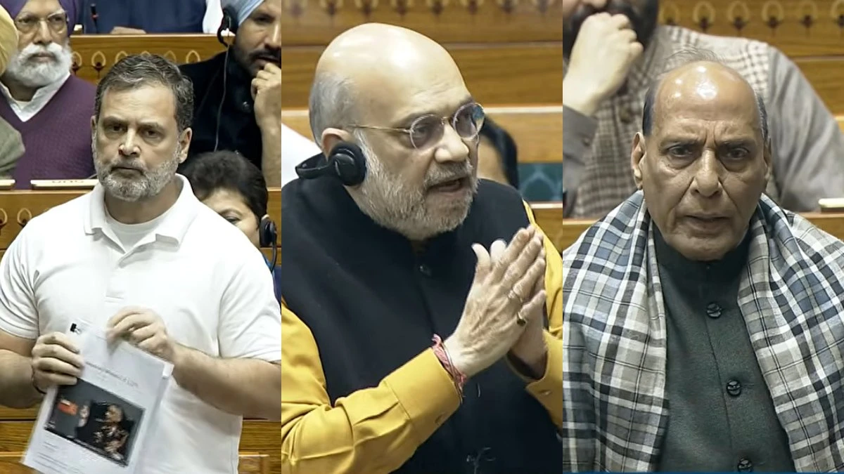 लोकसभा: राहुल गांधी द्वारा अप्रकाशित किताब का जिक्र, राजनाथ और शाह ने किया पलटवार