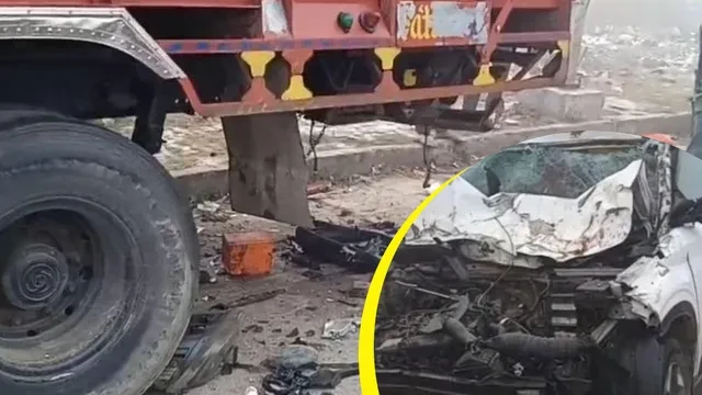 होशियारपुर: कार की टक्कर से स्कूटी ट्रक से टकराई, चार की मौत