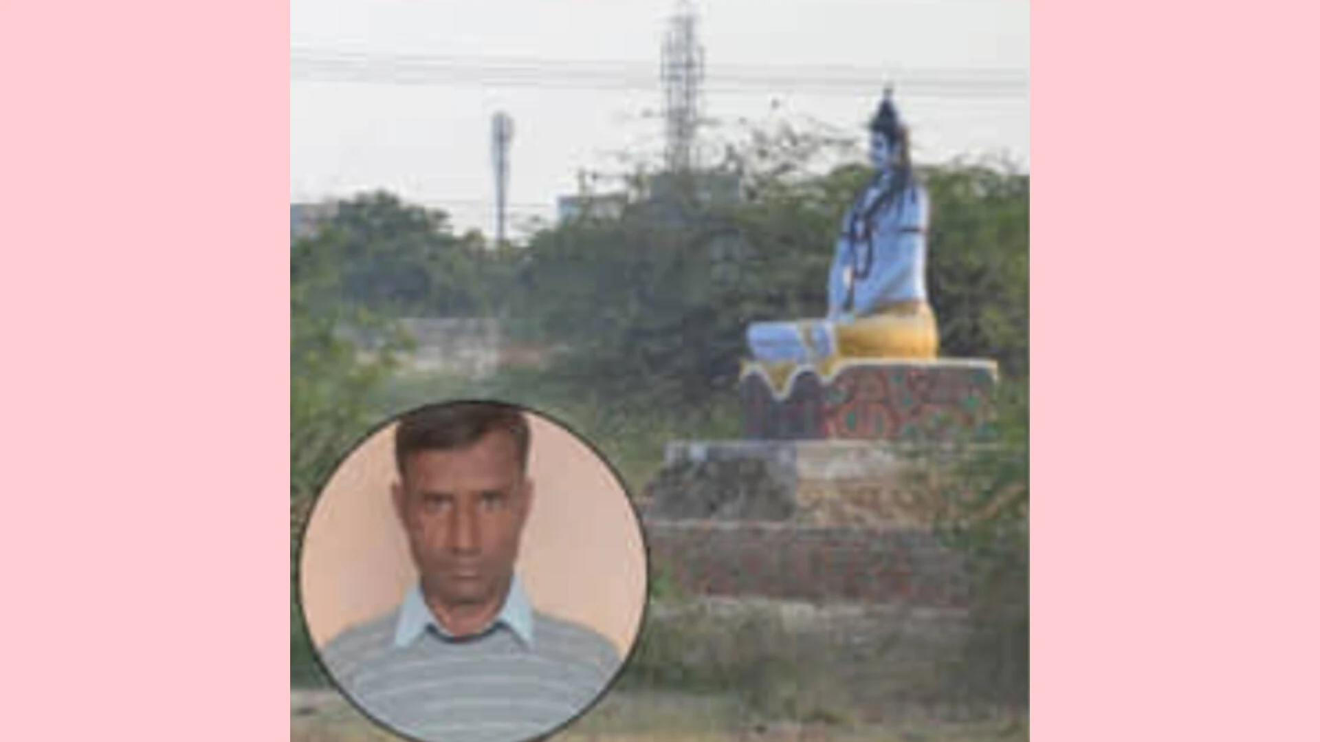 ग्रेटर नोएडा: शिव मूर्ति के सामने ऑटो चालक ने की आत्महत्या, हाथ और गले की नस काटी