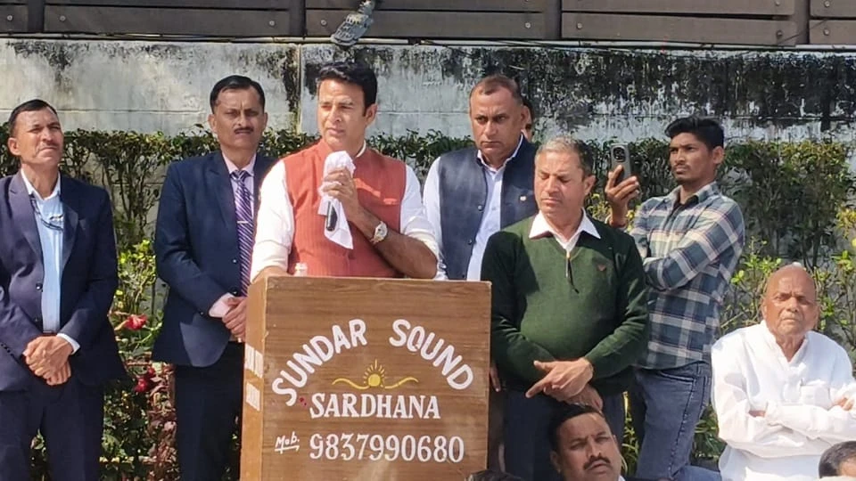 समाज को बांटने की राजनीति नहीं करती भाजपा: संगीत सोम