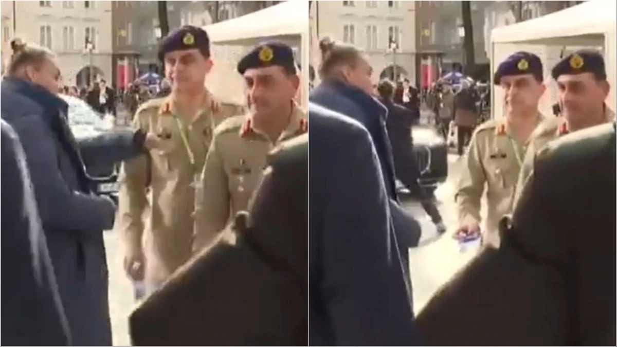 जर्मनी में फंसे पाकिस्तान सेना प्रमुख: सुरक्षा जांच का वीडियो हुआ वायरल