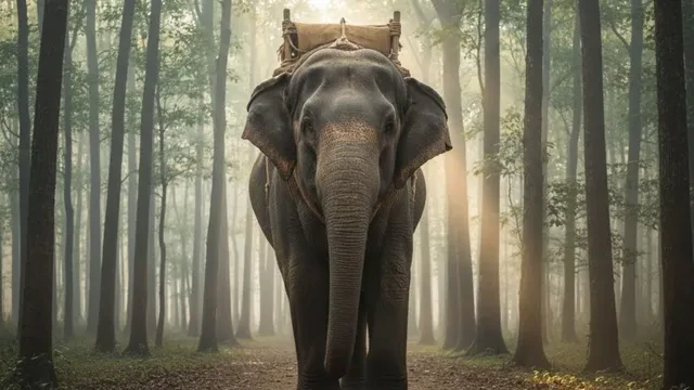 झारखंड में बेलगाम हाथियों को काबू में करने कर्नाटक से आए कुनकी हाथी