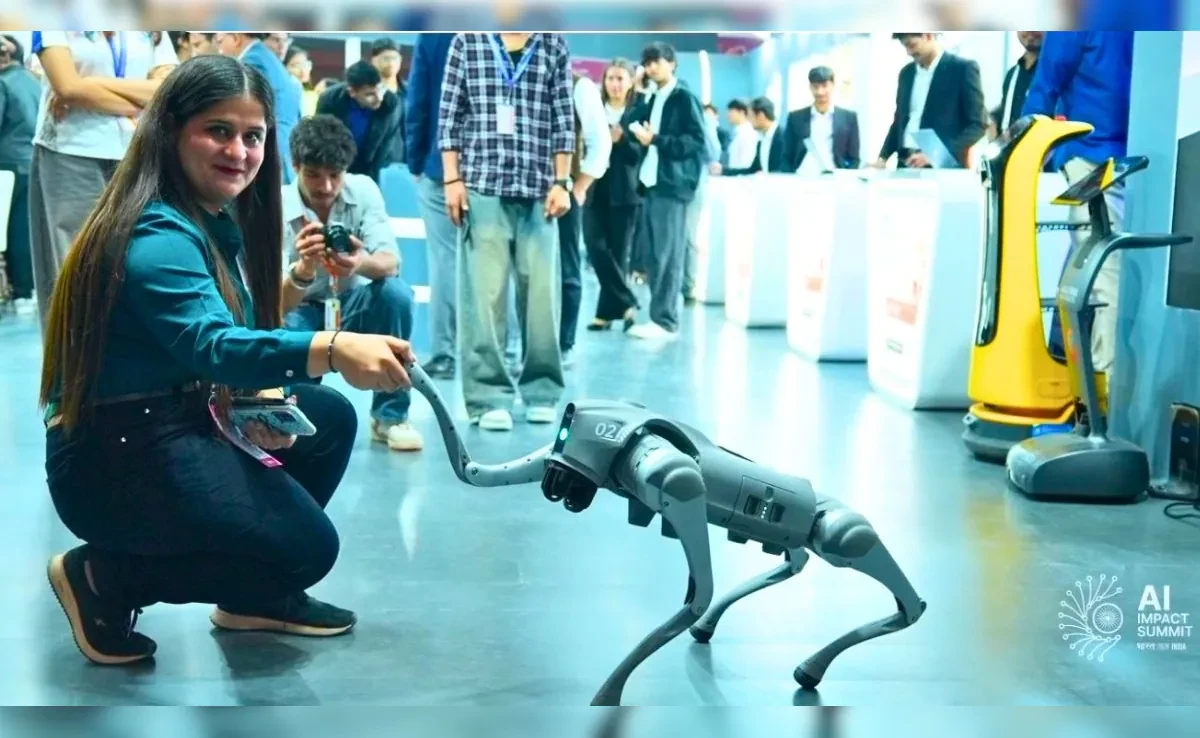 एआई समिट में प्रदर्शित रोबोटिक डॉग पर विवाद, गलगोटिया यूनिवर्सिटी ने दी सफाई