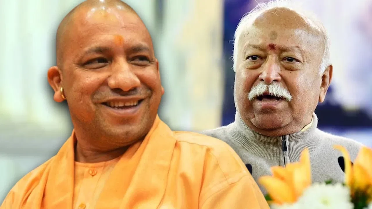 मंत्रिमंडल और संगठन पर अटकलों के बीच योगी ने संघ प्रमुख से की मुलाकात