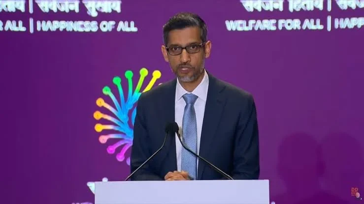 भारत बन रहा वैश्विक AI हब: सुंदर पिचाई ने चेन्नई में 15 अरब डॉलर निवेश की घोषणा की