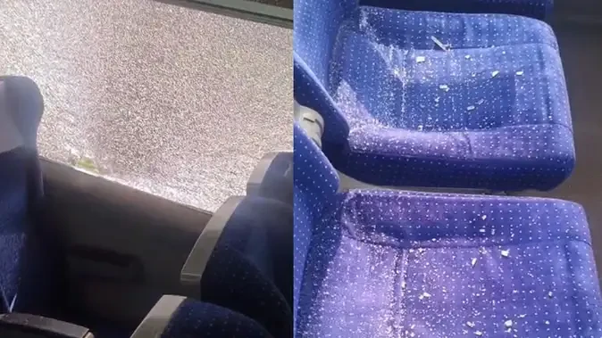 वंदे भारत एक्सप्रेस में पत्थरबाजी से दो शीशे टूटे, मची अफरा-तफरी