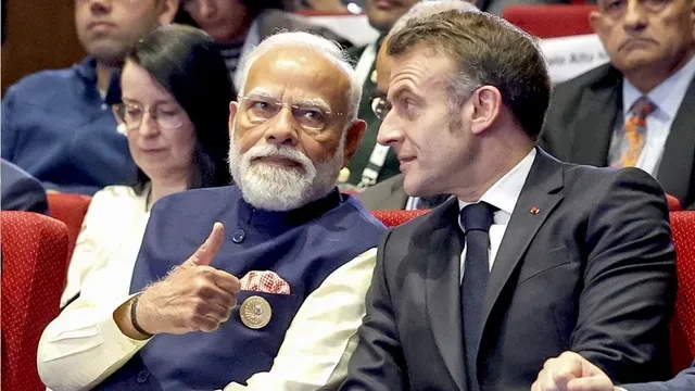 फ्रांसीसी राष्ट्रपति मैक्रों ने भारत यात्रा की यादगार पलों के लिए किया धन्यवाद