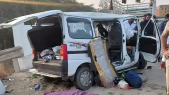 उन्झा-मेहसाणा हाईवे पर हादसा: कुमावत परिवार के 5 सदस्य की मौत