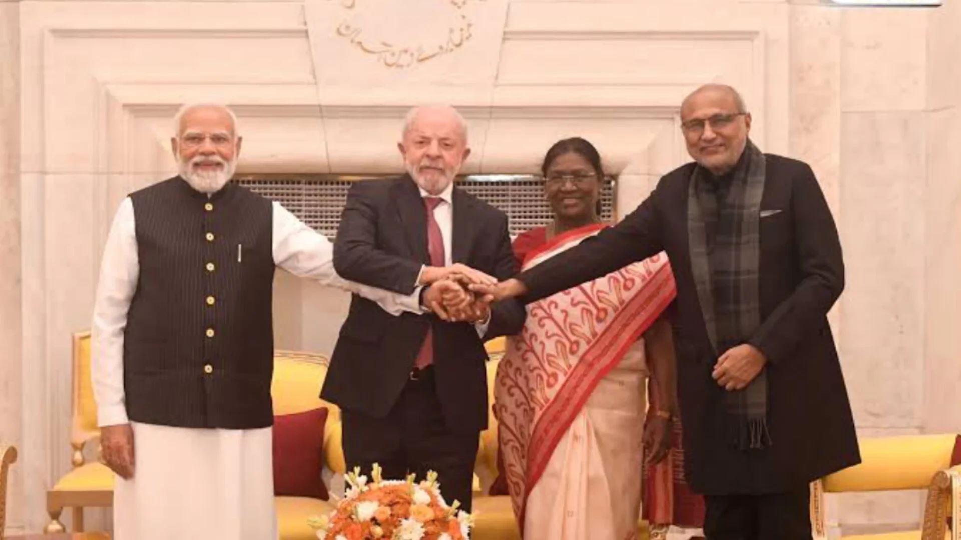 राष्ट्रपति भवन में लूला के सम्मान में राजकीय भोज, भारत-ब्राजील रिश्तों को नई रफ्तार